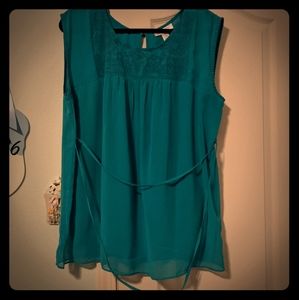 Motherhood Maternity Blue Blouse Size XL